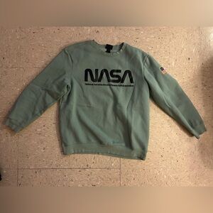 H&M Green NASA Sweatshirt